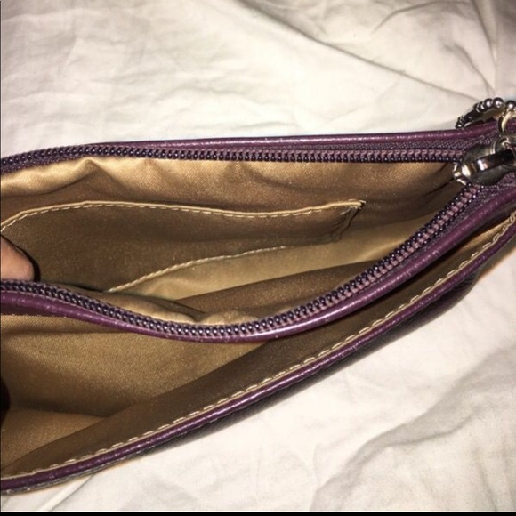 Pretty Purple Coach Wristlet - Picture 4 of 4